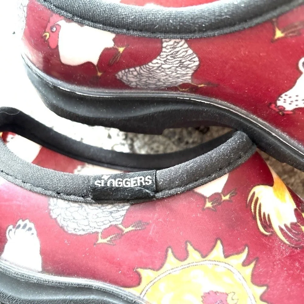 Sloggers women's shoes Size  7 chicken pattern